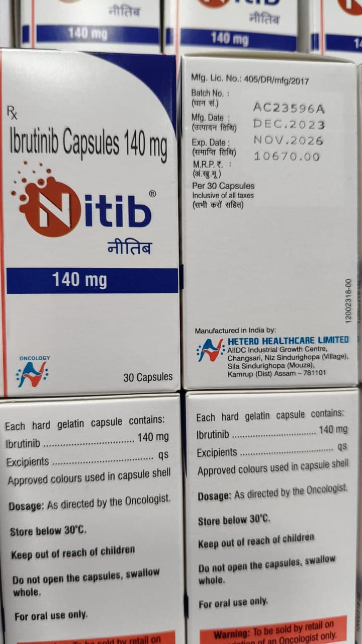 IBRUTINIB CAPSULES 140 mg