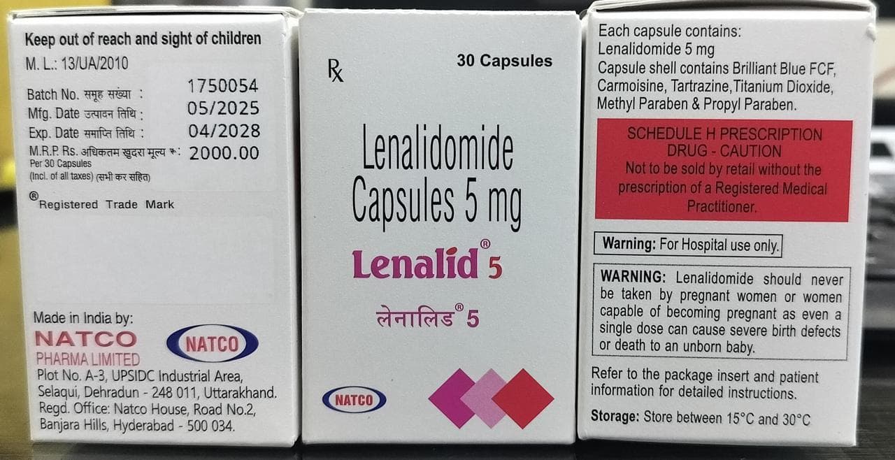LENALIDOMIDE CAPSULES 5 MG