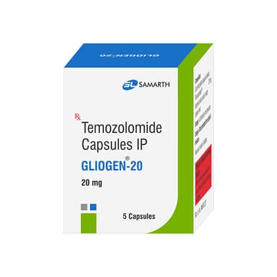 TEMOZOLOMIDE CAP 20 MG