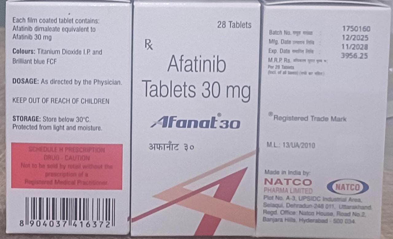 AFATINIB TABLETS 30 mg