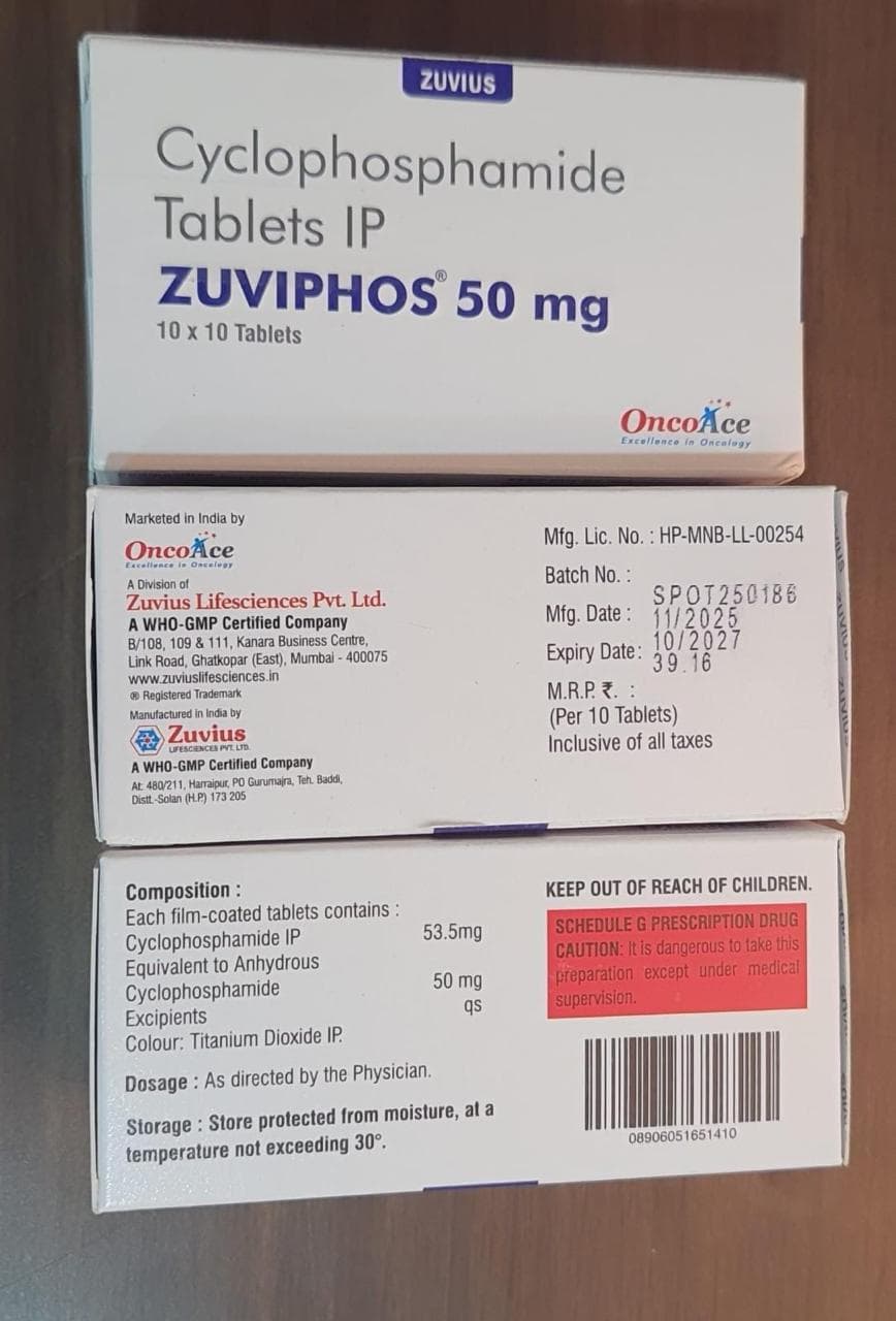 CYCLOPHOSPHAMIDE TABLETS 1P 50 MG