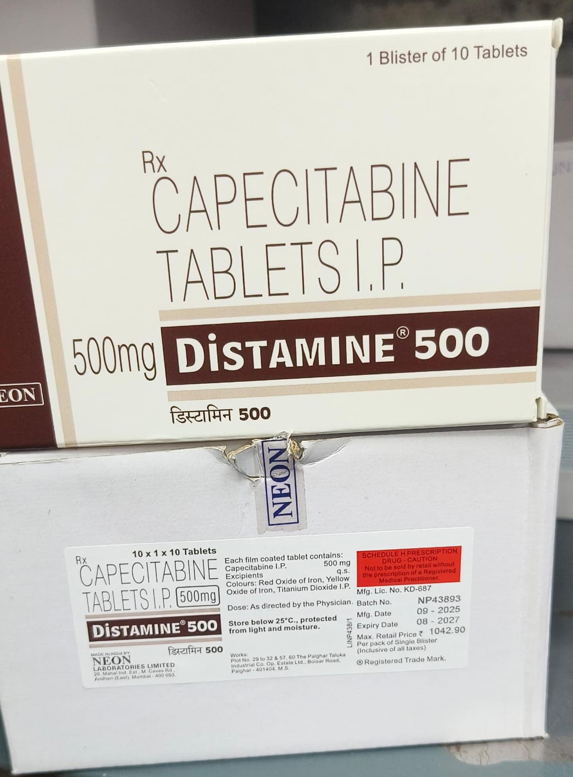 CAPECITABINE 500 MG TAB.I.P.