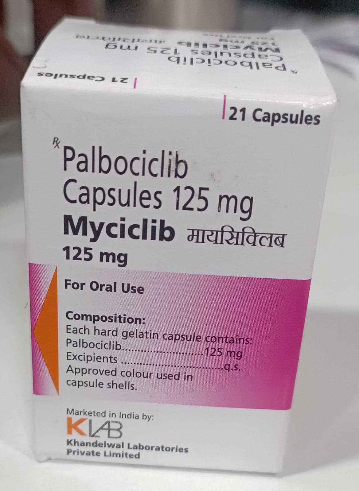 PABOCICLIB CAPSULES 125 mg
