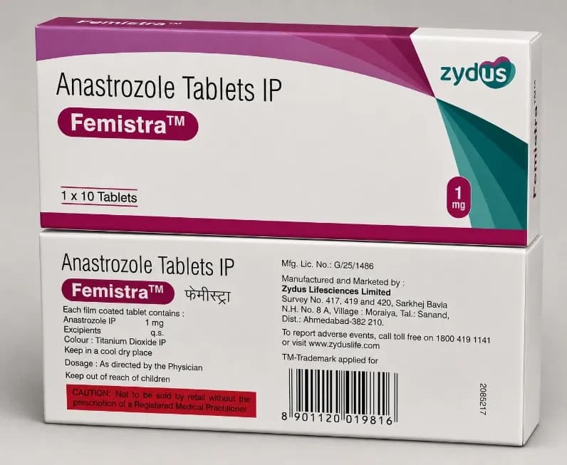ANASTROZOLE TABLETS IP 1mg