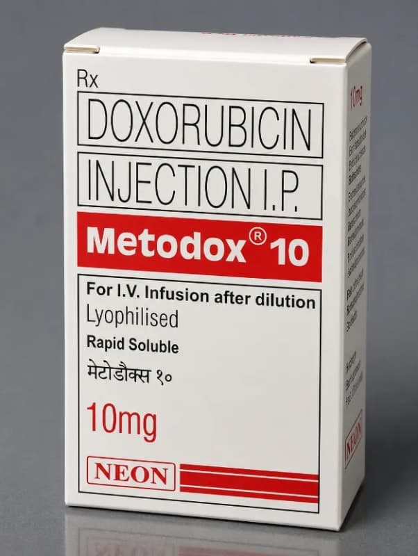 DOXORUBICIN I.P. 10 MG INJECTION LYOPHILISED