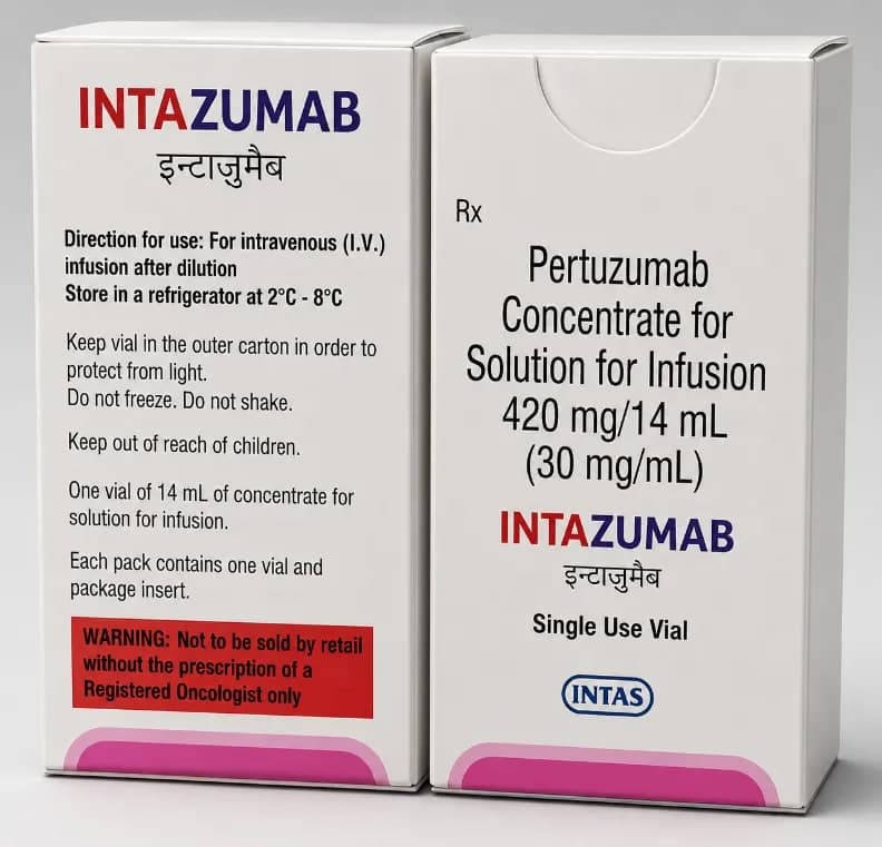 PERTUZUMAB CONCENTRATE FOR SOLUTION FOR INFUSION 420MG / 14ML (30MG/ML)
