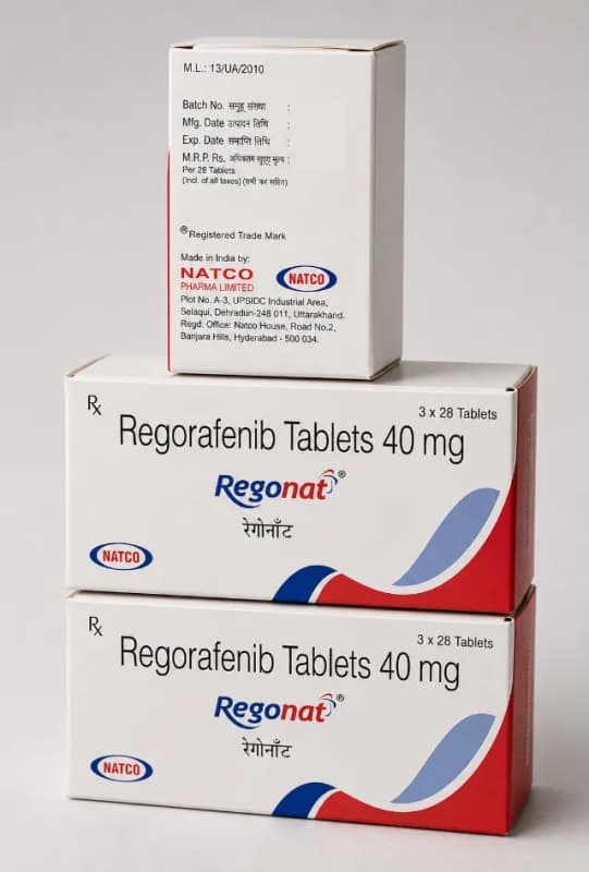 REGORAFENIB TABLETS 40 mg