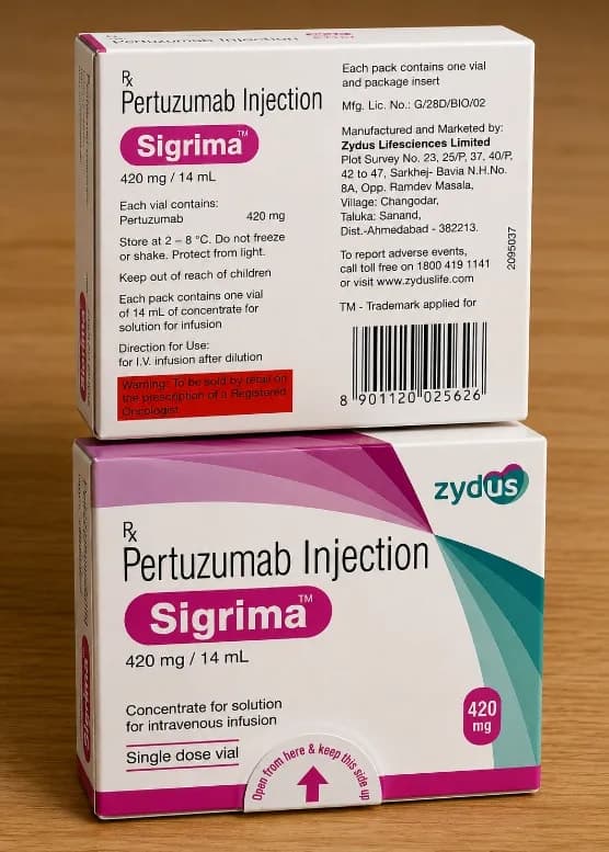 PERTUZUMAB INJECTION (r-DNA ORIGIN 420 mg/14ml