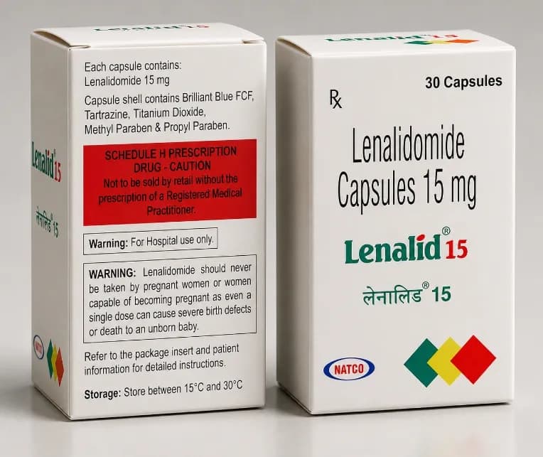 LENALIDOMIDE CAPSULES 15 mg