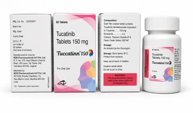 TUCATINIB TABLETS 150 mg