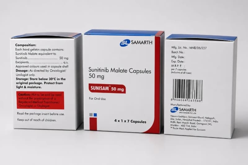 SUNITINIB MALATE CAPSULES 50MG