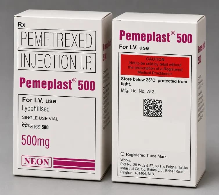 PEMETREXED I.P. 500 MG INJECTION LYOPHILISED