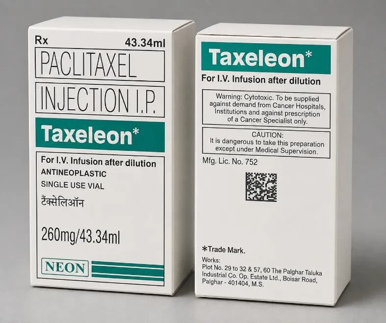 PACLITAXEL IP 260/43.34 ML MG INJECTION