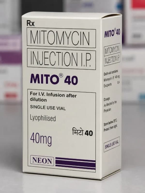 MITOMYCIN IP 40 MG FOR INJECTION LYOPHILISED