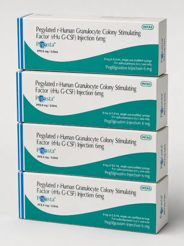PEGYLATED r-HUMAN GRANULOCYTE COLONY STIMULATING FACTOR (rhu dg-CSF) NJECTION 6 MG