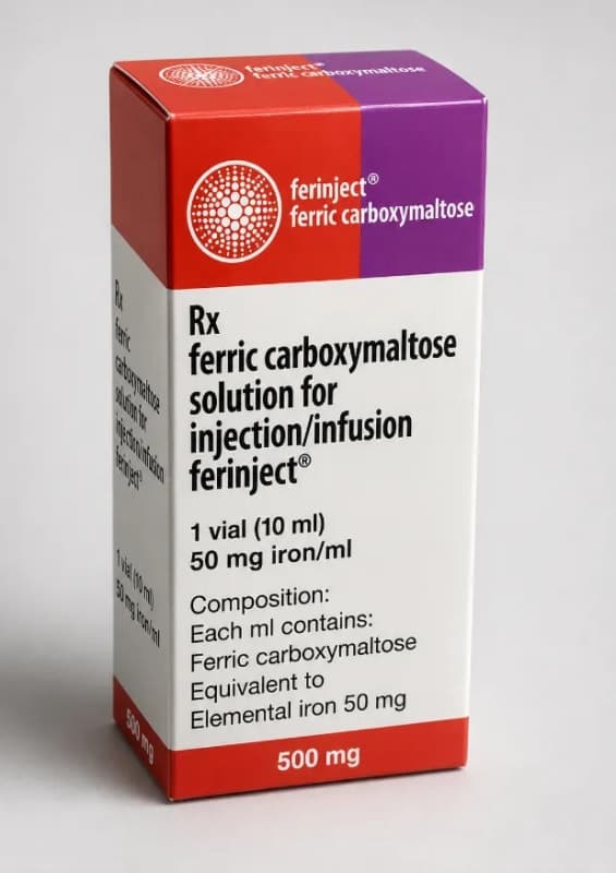 FERRIC CARBOXYMALTOSE SOLUTION FOR INJECTION/INFUSION 50mg iron/ml