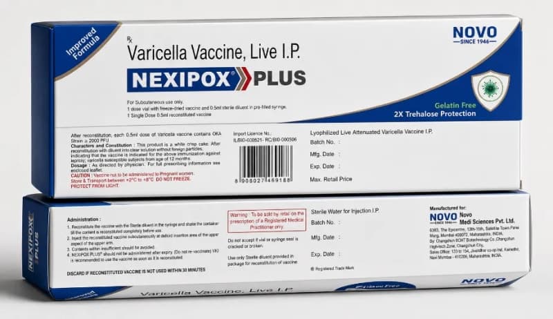 VARICELLA VACCINE, LIVE I.P 0.5 ml
