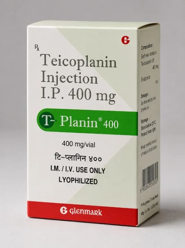 TEICOPLANIN INJECTION I.P 400 mg