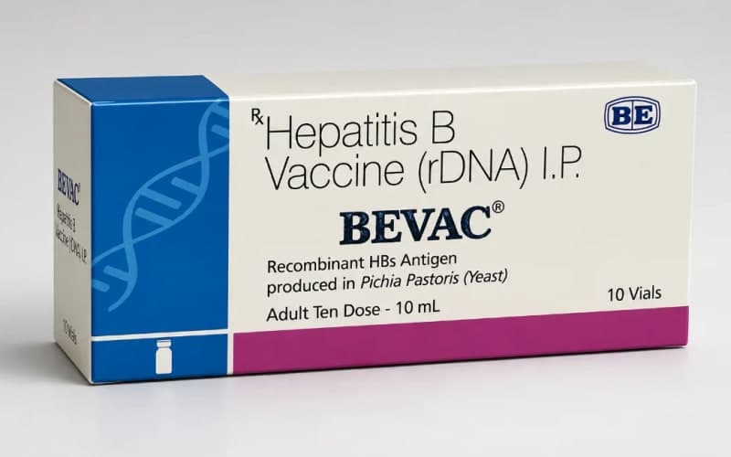 HEPATITIS VACCINE (rDNA) I.P 10 vials