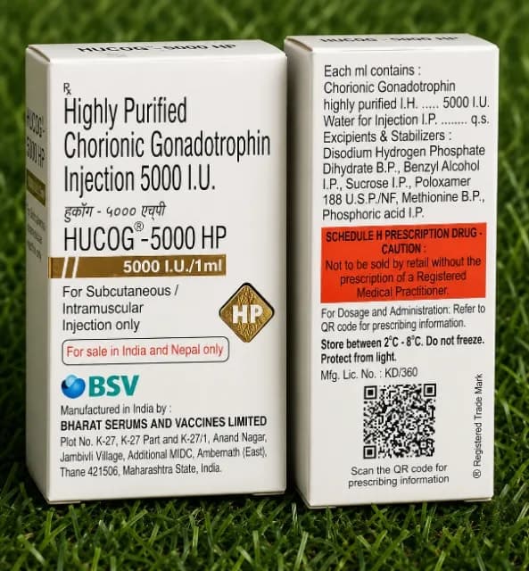 HIGHLY PURIFIED CHORIONIC GONADOTROPHIN INJECTION 5000 I.U.