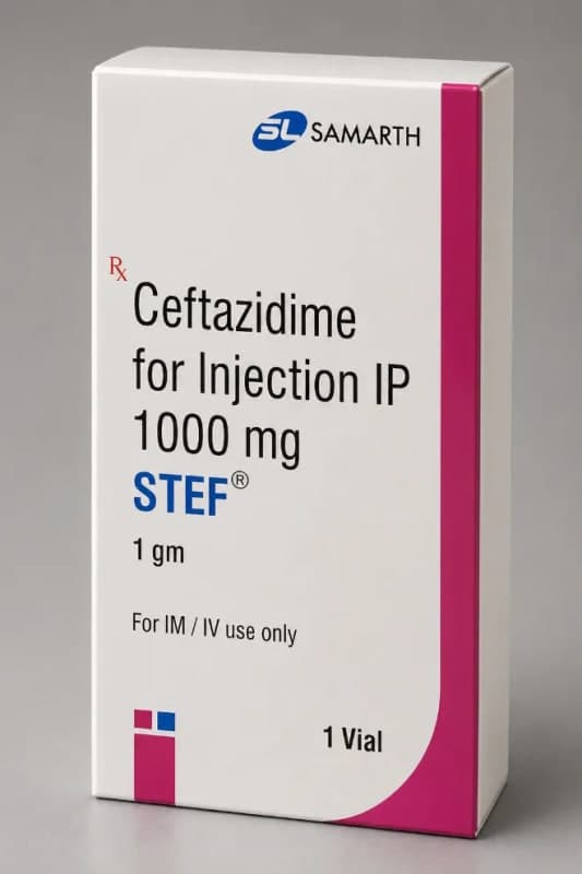 CEFTAZIDIME FOR INJECTION IP 1000 mg