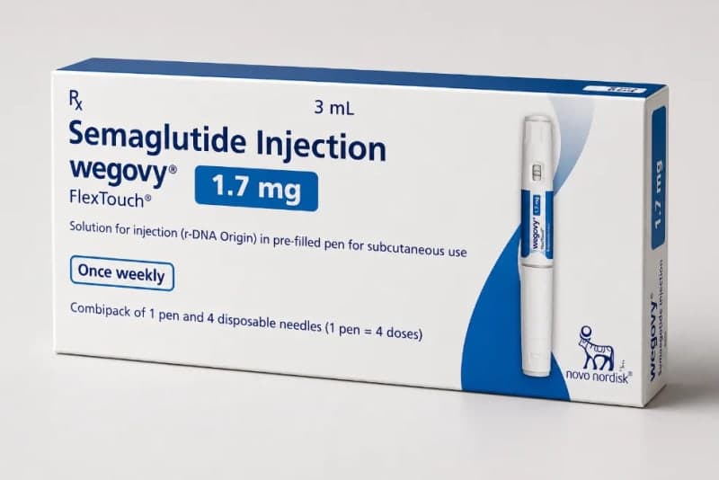 SEMAGLUTIDE INJECTION WEGOVY 1.7 mg