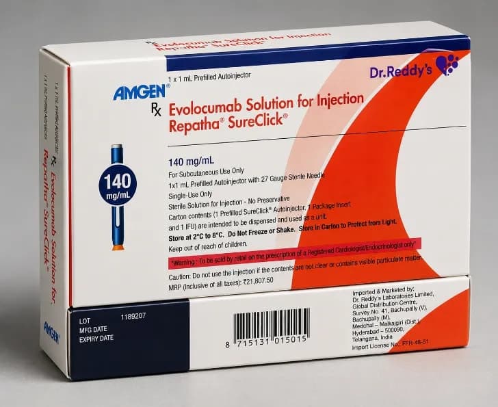 EVOLOCUMAB SOLUTION FOR INJECTION 140 MG/ML