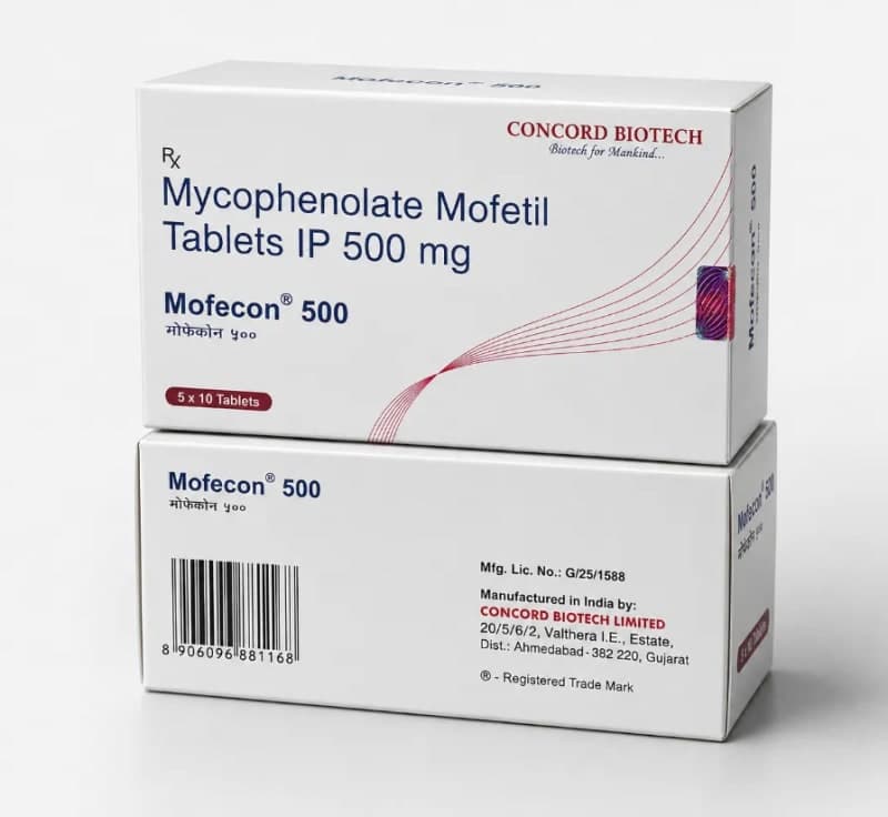 MYCOPHENOLATE MOFETIL TABLETS I.P MOFECON 500 MG