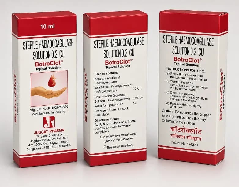 STERILE HAEMOCOAGULASE SOLUTION 0.2 CU